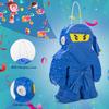 APINATA4U 17.5" Blue Color Ninja Pinata Ninja Party Supplies Ninja Themed Birthday Party Ninja Photo Prop Ninja Party Decorations view 2
