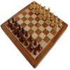 Magnetic Travel Chess Board Set - Classic Wood Staunton 7 X 7 Inch Pocket Chess Set with Folding Game Board Handmade in Fine Rosewood view 3