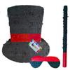 APINATA4U Magician Hat Pinata (17.5x13.4x3.5 Inch) - Elevate Your Magic Show Birthday with Las Vegas Casino Vibes - Complete Party Supplies, Includes Stick and Mask! view 1