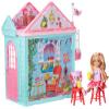 Barbie Club Chelsea Two-Story Playhouse Playset and Teddy Bear view 3