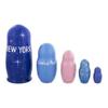 BestPysanky New York City Wooden Stacking Nesting Dolls view 3
