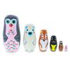BestPysanky Set of 6 Animals Wooden Nesting Dolls view 1