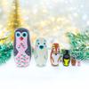 BestPysanky Set of 6 Animals Wooden Nesting Dolls view 2