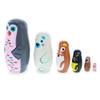 BestPysanky Set of 6 Animals Wooden Nesting Dolls view 3