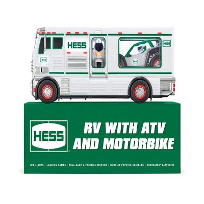 Hess 2018 Toy Truck - RV with ATV and Motorbike