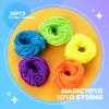 25 Pack Yoyo Strings - Professional Polyester Replacement Yoyo Strings for Responsive Yoyo and Unresponsive Yoyos - Rainbow Colors: Blue, Green, Yellow, Orange, and Purple view 2