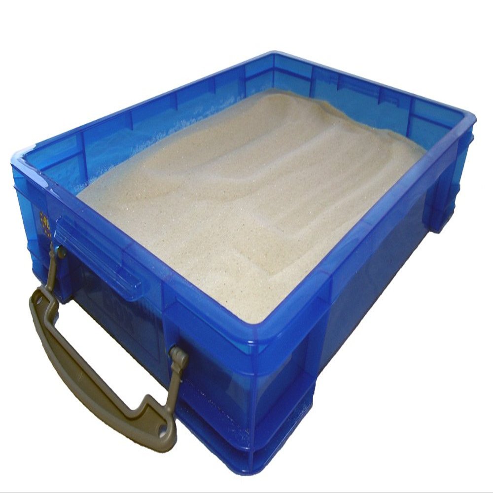 PlayTherapySupply Small Portable Sand Tray with Lid
