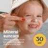 ATTITUDE Mineral Sunscreen for Baby and Kids with Sensitive Skin, EWG Verified, Broad Spectrum UVA/UVB, Dermatologically Tested, Plant and Mineral-Based Formula, Vegan, SPF 30, Unscented, 2.6 Oz view 2