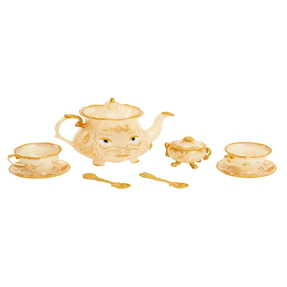 Disney Beauty & The Beast 32724 Live Action Enchanted Tea Set Playset, Standard, Natural