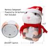 Eocolz Talking Hamster Repeats What You Say Mimicry Pet Plush Buddy Electronic Mouse Interactive Toy Funny Kids Stuffed Toys Children Early Learning for Girl and Boy Gift (Gray) view 3