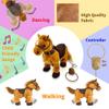 Haktoys Walk Along Horse with Remote Control Leash, Dancing Singing Walking Musical Pony Pet, Realistic Animal Design with 9 Different Child-Friendly Songs view 3