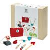PlanToys Wooden Pretend Play Doctor Set for Kids | Role Play Medical Kit with Stethoscope, Syringe & More | Eco-Friendly Toy for Imaginative Role Play & Social-Emotional Development view 1