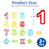 RIMOBUL Numbers Dough Cutter Kit, Assorted Colors view 3
