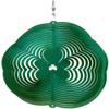SWEN Products Shamrock Circle Swirly Metal Wind Spinner view 2