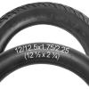 12 1/2 x 2 1/4 (12.5x2.25) Scooter Tire & Inner Tube Set, Heavy Duty Thorn Resistant 12.5'' x 1.75/2.15 Front Wheel Tire with Angled Valve Stem Compatible with BOB Stroller Currie GT Electric Scooters view 3