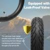 12 1/2 x 2 1/4 (12.5x2.25) Scooter Tire & Inner Tube Set, Heavy Duty Thorn Resistant 12.5'' x 1.75/2.15 Front Wheel Tire with Angled Valve Stem Compatible with BOB Stroller Currie GT Electric Scooters view 4