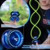 MAGICYOYO K1 Professional Responsive Yoyo for Kids 8-12, Hubstacks Yo-yo for Kids, Dual Purpose Yoyo with Unresponsive Bearing, Storage Bag + 12 Strings +Yo-Yo Glove +2 Yo yo Hubstacks (Dark Blue) view 2
