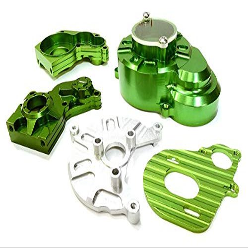 Alloy Gear Cover, Motor Mount & Main Gearbox Case for Axial SCX-10 Crawler