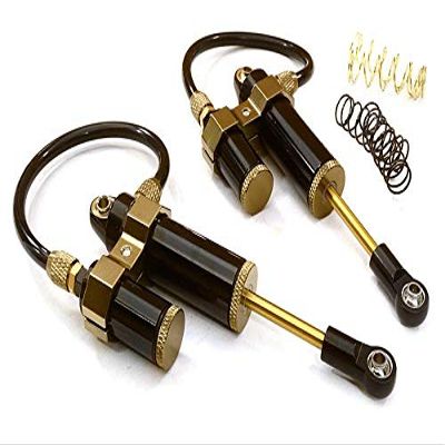 100mm Piggyback Shock(2) w/Internal Spring for 1/10 SCX-10, SCX10 II, SCX10 III