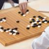 Yellow Mountain Imports Bamboo 0.8-Inch Etched Reversible 19x19 / 13x13 Go Game Set Board with 9.2mm Double Convex Yunzi Stones and Bamboo Wood Bowls Set - Classic Strategy Board Game (Baduk/Weiqi) view 2