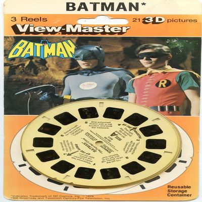 BATMAN - scenes from the Television show - Classic ViewMaster - 3 Reels - New