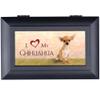 Cottage Garden Love My Chihuahua Matte Black Jewelry Music Box Plays Wonderful World view 2