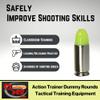 ST Action Pro 9mm Dummy Rounds 5 Pack Inert Training Ammunition for Dry Fire, Malfunction Drills & Classroom Use  Nickel Casing, UV Reactive, Veteran-Owned, Assembled in USA  Safe & Reusable view 2