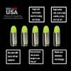 ST Action Pro 9mm Dummy Rounds 5 Pack Inert Training Ammunition for Dry Fire, Malfunction Drills & Classroom Use  Nickel Casing, UV Reactive, Veteran-Owned, Assembled in USA  Safe & Reusable view 4