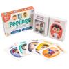 Feelings in a Flash - Emotional Intelligence Flashcard Game - Toddlers & Special Needs Children - Teaching Empathy Activities, Coping & Social Skills - 50 Scenario Cards, 50 Reaction Faces view 1