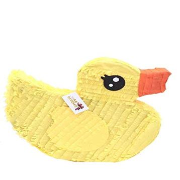 16" Yellow Duck Piata Great for Baby Shower Waddle it be Gender Reveal Its a Boy! Its a Girl Rubber Duck Party Supplies Decorations
