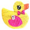 APINATA4U 17" It's a Girl Rubber Duck Pinata - Perfect for Baby Shower or Yellow Easter Celebration - Adorable Design with Pink Bow Detail for Memorable Fun! view 1