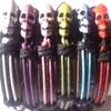 6-piece Assorted Skull Bracelets view 1