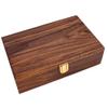 Alex Cramer The Nines Double 9 Domino Set. American-Made Solid Walnut Case Holds Our 55-Piece Set of Dominoes (Double Nine Domino Set for Adults) view 3
