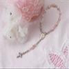 Precious Pieces Sterling Silver Pink Baby Rosary Baptism Gift for Baby Girls view 3