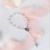 Precious Pieces 925 Sterling Silver White Baby Rosary Baptism Gift view 3