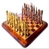 15" x 15 Collectible Acacia Wood Chess Game Board Set+Brass Crafted Pieces (Delivered Within 7 Days) view 2