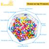 EocuSun Kids Ball Pit Large Pop Up Toddler Ball Pits Tent for Toddlers Girls Boys for Indoor Outdoor Baby Playpen w/Zipper Storage Bag, Balls Not Included (Blue) view 3