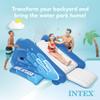 Intex Kool Splash Inflatable Water Slide Swimming Pool Play Center with Built in Sprayers for Kids and Adults, Ages 6 and Up, Blue view 4