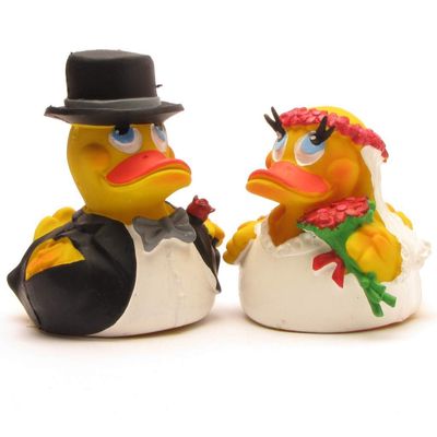 Bride & Groom Rubber Duck