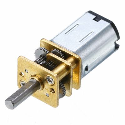 12mm Diameter Mini Metal Gear Motor DC 12V 100RPM with Gearwheel N20 3mm Shaft Diameter For Making Robots