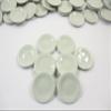 10x25 mm White Round Plate Dish Ceramic Kitchenware Dollhouse Miniature 10851 view 1