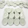 10x25 mm White Round Plate Dish Ceramic Kitchenware Dollhouse Miniature 10851 view 2