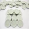 10x25 mm White Round Plate Dish Ceramic Kitchenware Dollhouse Miniature 10851 view 3
