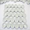 10x20mm Mini White Scallop Plate Dish Dollhouse Miniatures Ceramic Supply 10823 view 2