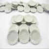 10x25mm White Scallop Plate Dish Dollhouse Miniature Ceramic Kitchenware 10826 view 2