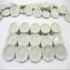10x25mm White Scallop Plate Dish Dollhouse Miniature Ceramic Kitchenware 10826 view 3
