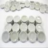 10x22mm White Plate Dish Dollhouse Miniature Ceramic Kitchenware Supply 10827 view 2