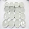 10x30mm White Scallop Plate Dish Dollhouse Miniature Ceramic Kitchenware 10829 view 3