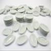 10x35mm Mini White Oval Plate Dish Dollhouse Miniature Kitchenware Ceramic 10830 view 2