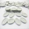 10x30mm Mini White Oval Plate Dish Dollhouse Miniature Kitchenware Ceramic 10831 view 3